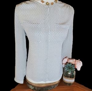 Anne Taylor Loft Button Down Blouse Size SP